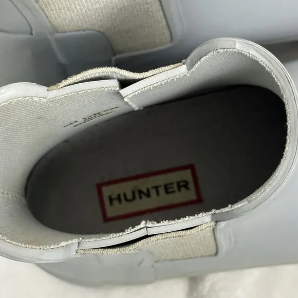 HUNTER Original Refined Chelsea Rain Boots in Symbol Women’s Size US 8