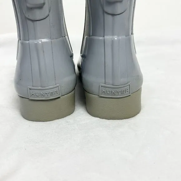 HUNTER Original Refined Chelsea Rain Boots in Symbol Women’s Size US 8