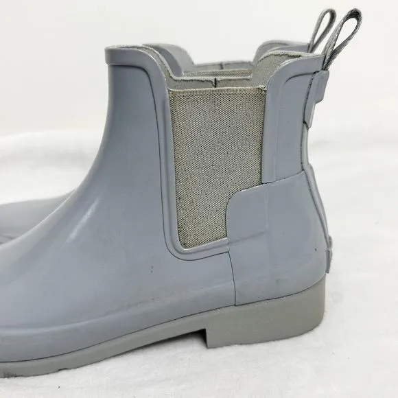 HUNTER Original Refined Chelsea Rain Boots in Symbol Women’s Size US 8