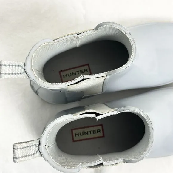 HUNTER Original Refined Chelsea Rain Boots in Symbol Women’s Size US 8