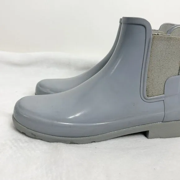 HUNTER Original Refined Chelsea Rain Boots in Symbol Women’s Size US 8