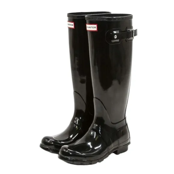Hunter Womens High Gloss Rain Boots