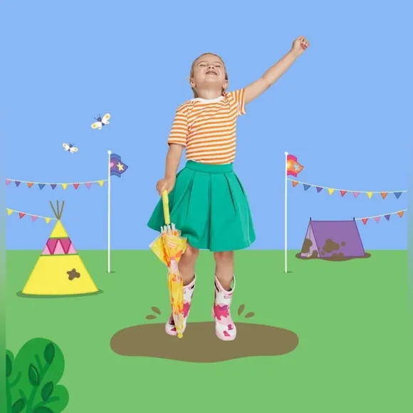 Hunter x Peppa Pig Classic Pull On Rain Boots