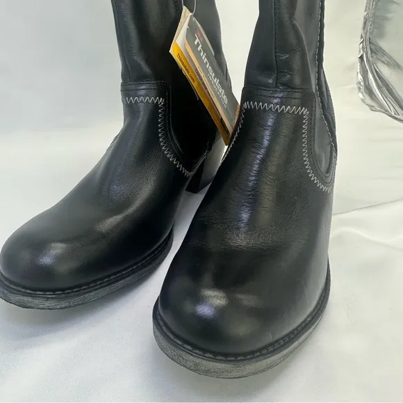 Hush‎ Puppies Rustique Western Boots Waterproof size 9 Leather upper waterproof