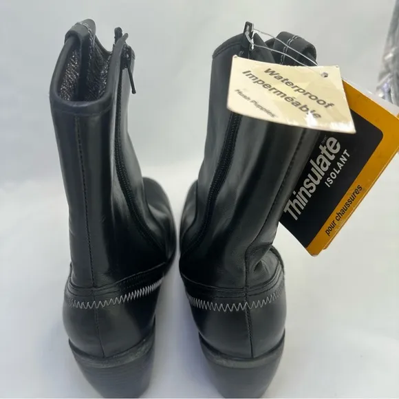 Hush‎ Puppies Rustique Western Boots Waterproof size 9 Leather upper waterproof