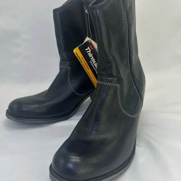 Hush‎ Puppies Rustique Western Boots Waterproof size 9 Leather upper waterproof