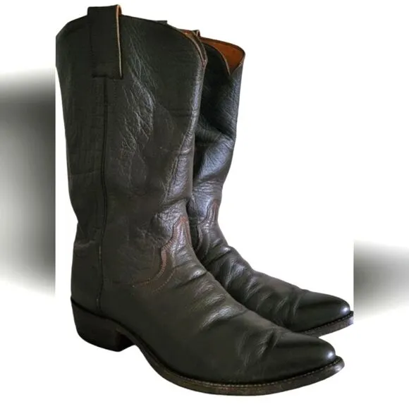 Hyer Men's Cowboy Western Leather Boots Size  10D