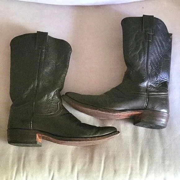 Hyer Men's Cowboy Western Leather Boots Size  10D