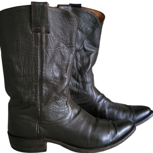 Hyer Men's Cowboy Western Leather Boots Size  10D