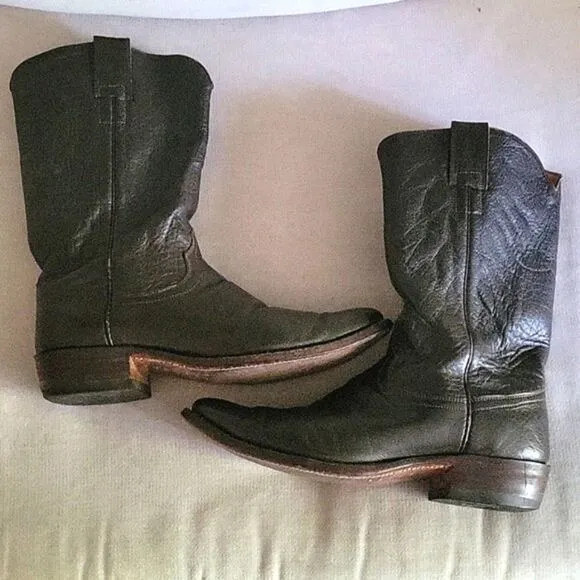 Hyer Men's Cowboy Western Leather Boots Size  10D