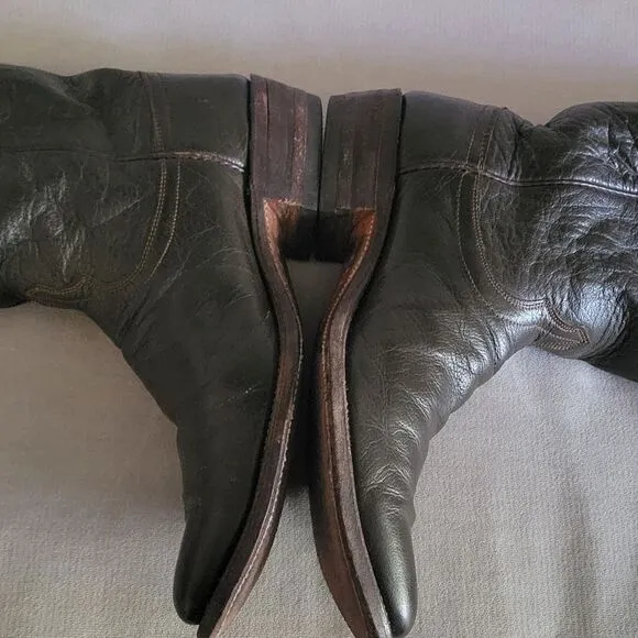 Hyer Men's Cowboy Western Leather Boots Size  10D