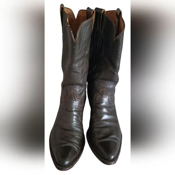 Hyer Men's Cowboy Western Leather Boots Size  10D