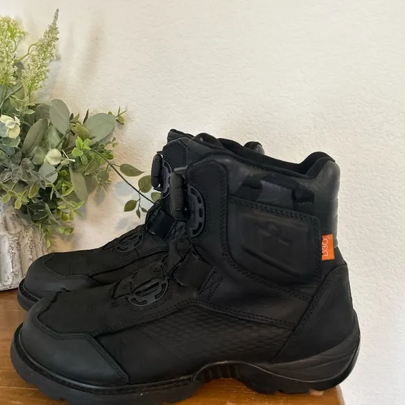 Icon Stormhawk Black Boots Size 10.5 Riding Booots