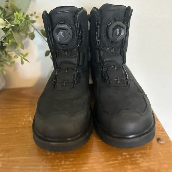 Icon Stormhawk Black Boots Size 10.5 Riding Booots