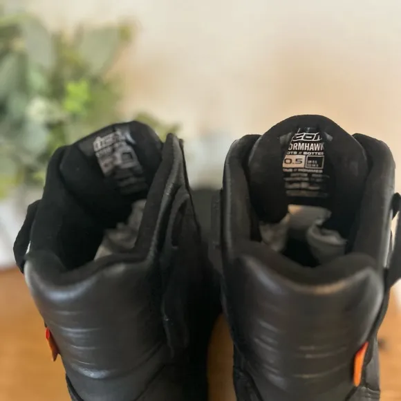 Icon Stormhawk Black Boots Size 10.5 Riding Booots