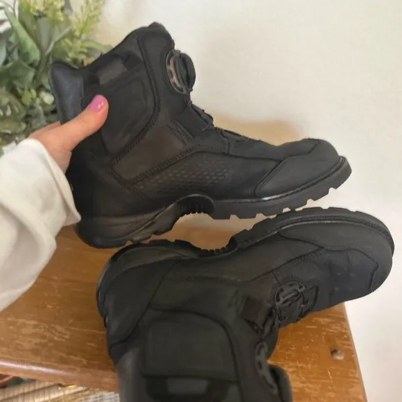 Icon Stormhawk Black Boots Size 10.5 Riding Booots