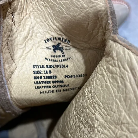 Idyllwind leather cowboy boots