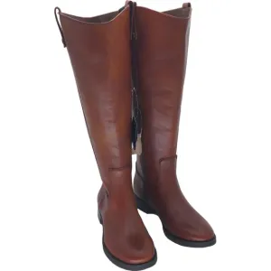 I.N.C. Fawne Wide-Calf Riding Boots Cognac Size 8.5M