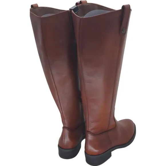 I.N.C. Fawne Wide-Calf Riding Boots Cognac Size 8.5M