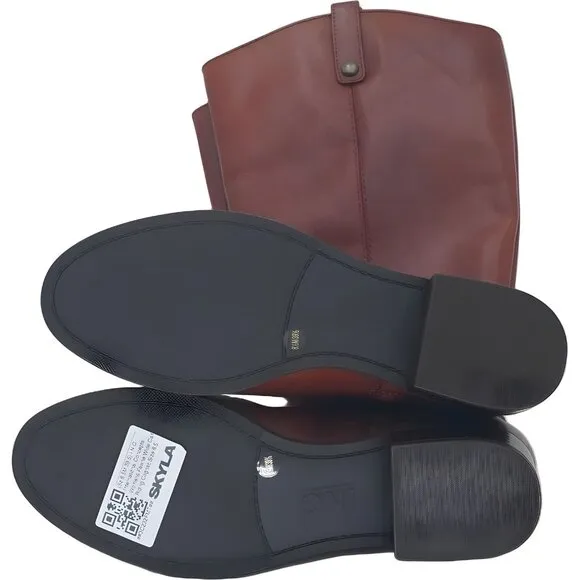 I.N.C. Fawne Wide-Calf Riding Boots Cognac Size 8.5M