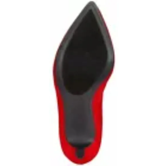 INC International Concepts Briella Women's Red Fabric Pointed Toe Riding Boot 7