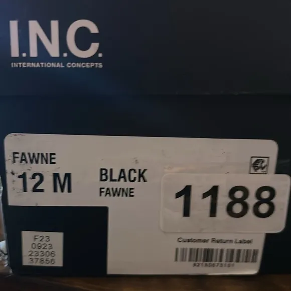 I.N.C. International Concepts Fawne Leather Knee High Boots Size 12