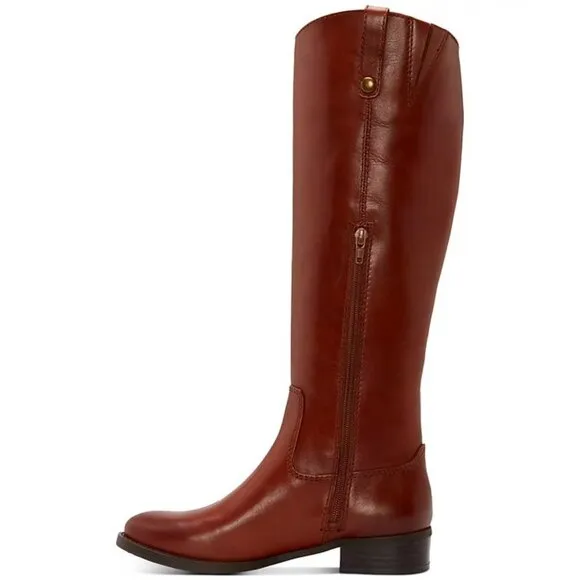 INC International Concepts Womens Size 5M Fawne Leather Knee High Boots $179