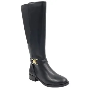 INC INTL Concepts Women Faron Knee High Riding Boots Size US 6.5M Black Smooth