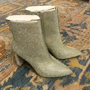 INC. never used sparkle booties 🪩✨