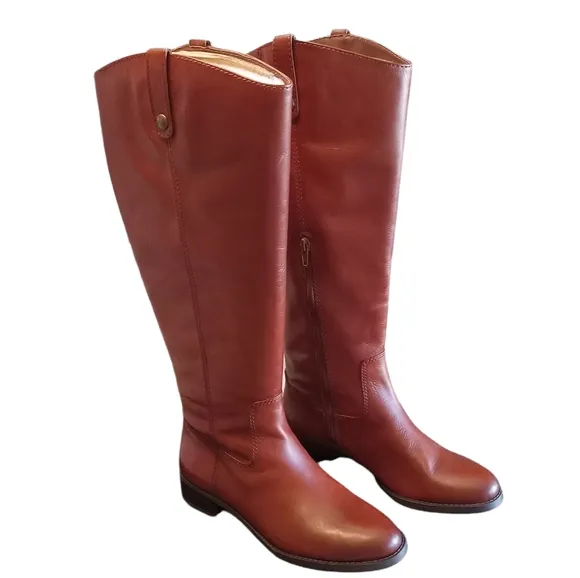 INC Womens Fawne Leather Over The Knee Riding Boots Size 6.5