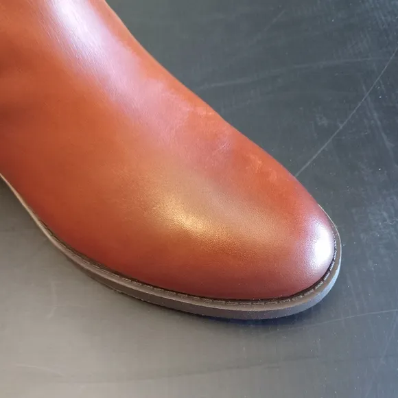 INC Womens Fawne Leather Over The Knee Riding Boots Size 6.5