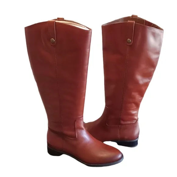 INC Womens Fawne Leather Over The Knee Riding Boots Size 6.5
