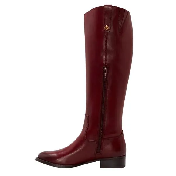 INC Women's Fawne Riding Boots Burgundy Size 10 1/2