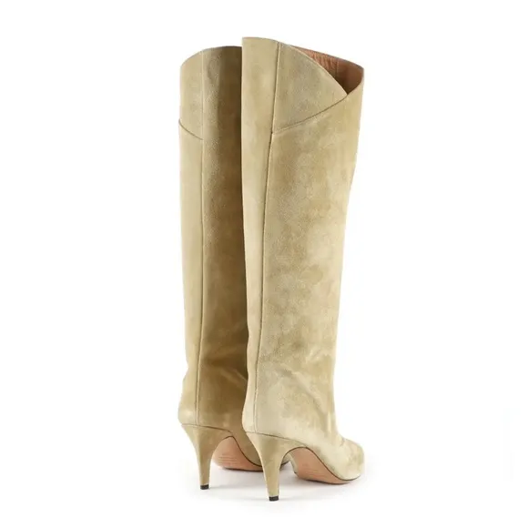 Isabel Marant Lispa Suede Knee Boots