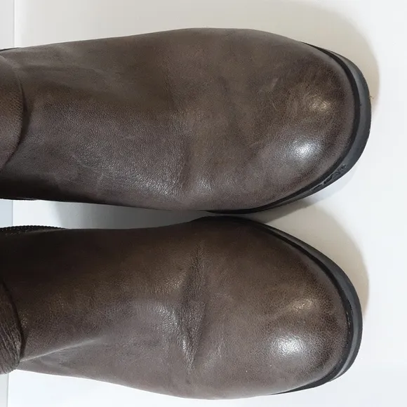 Isola Levina leather ankle boots women 8.5 brown western Y2K rodeo casual rodeo