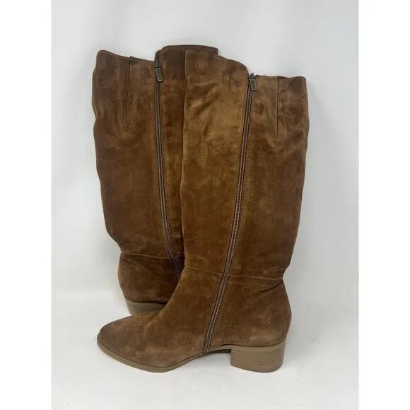 Italeau Fiamma Vero Cuoio Suede Genuine Leather Boots Size 39.5 NIB