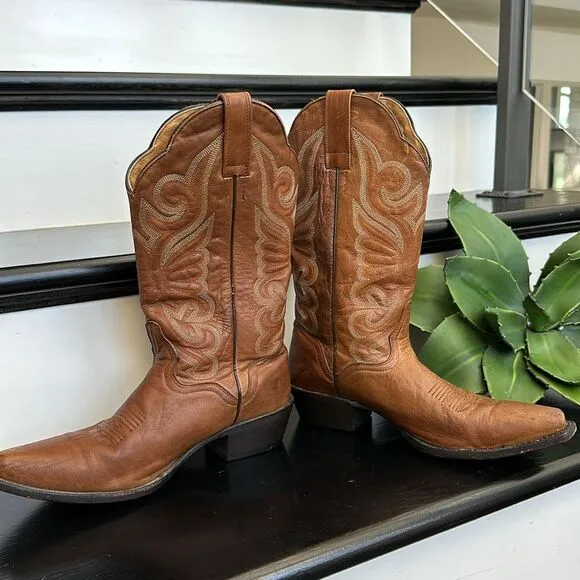 J. B. Dillon cowboy boots, genuine goat leather men’s 8 1/2 B like new.
