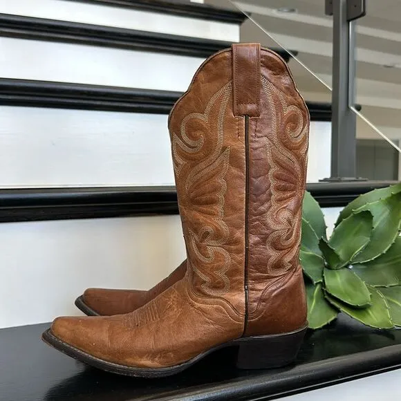 J. B. Dillon cowboy boots, genuine goat leather men’s 8 1/2 B like new.