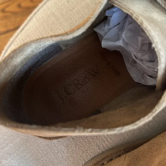 J. Crew 1990 MacAlister Chukka Boots in Suede Tan Anchor Grey Men's 8