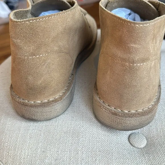J. Crew 1990 MacAlister Chukka Boots in Suede Tan Anchor Grey Men's 8