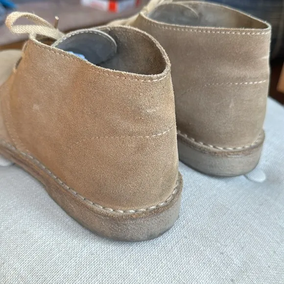 J. Crew 1990 MacAlister Chukka Boots in Suede Tan Anchor Grey Men's 8