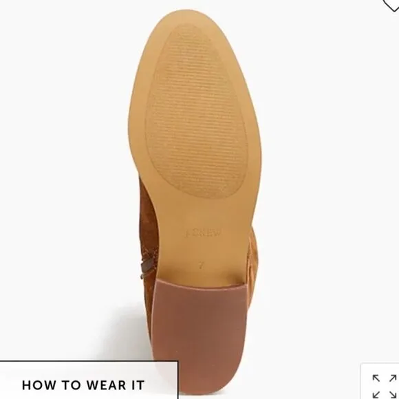 J. Crew Factory Over-the-knee microsuede boots Item AG056*