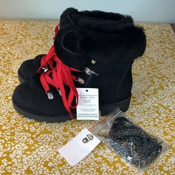 J. Crew Nordic Boots F8444 Black 6