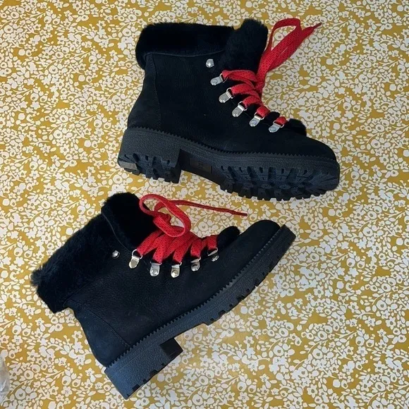 J. Crew Nordic Boots F8444 Black 6