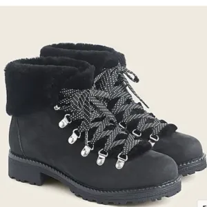 J. Crew Nordic Boots F8444 Black 6