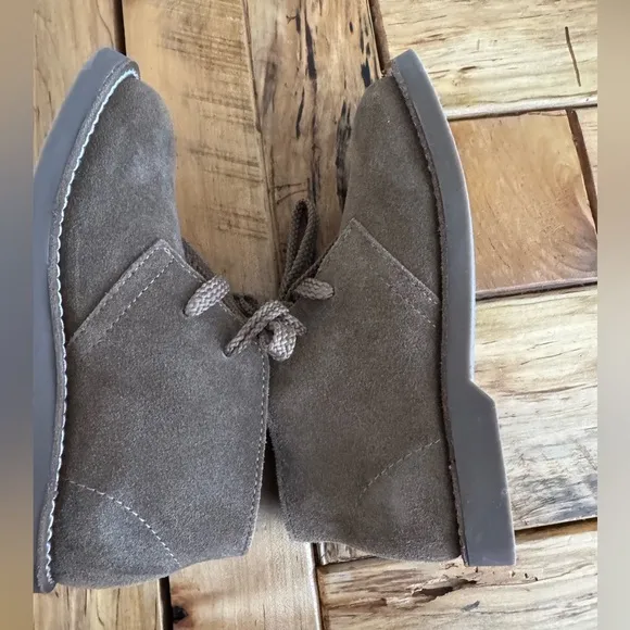 J. Crew NWT Crewcuts Boys’ or Girls’ Suede Lace Up Boots Brown Size 13