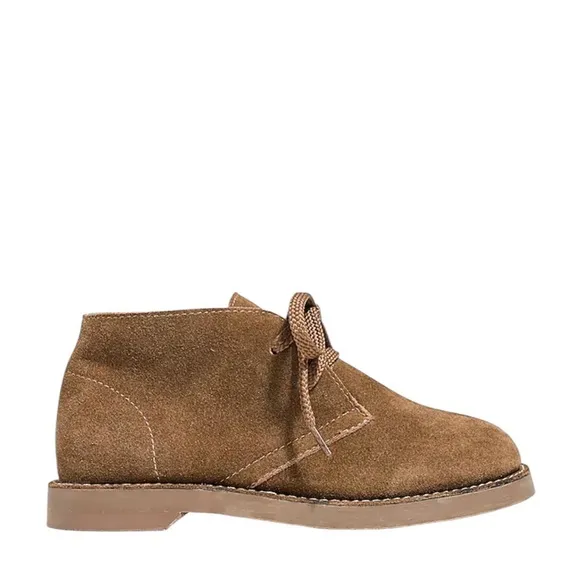 J. Crew NWT Crewcuts Boys’ or Girls’ Suede Lace Up Boots Brown Size 13
