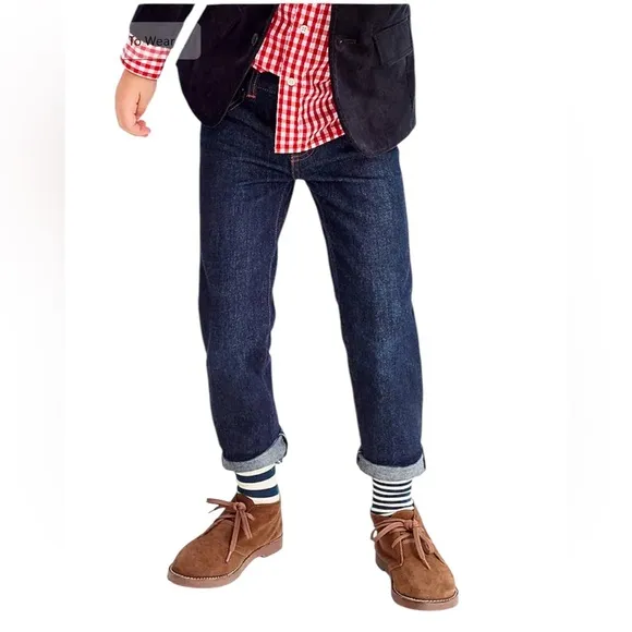 J. Crew NWT Crewcuts Boys’ or Girls’ Suede Lace Up Boots Brown Size 13