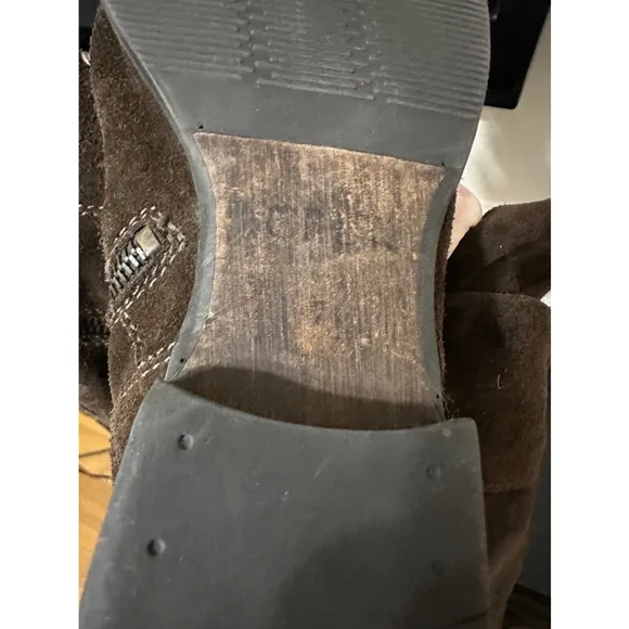 J. Crew Suede women’s dark brown knee-high riding boots size 7