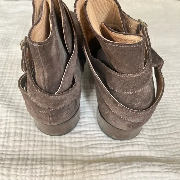 Jack Erwin | Brown Suede Harness Boots
